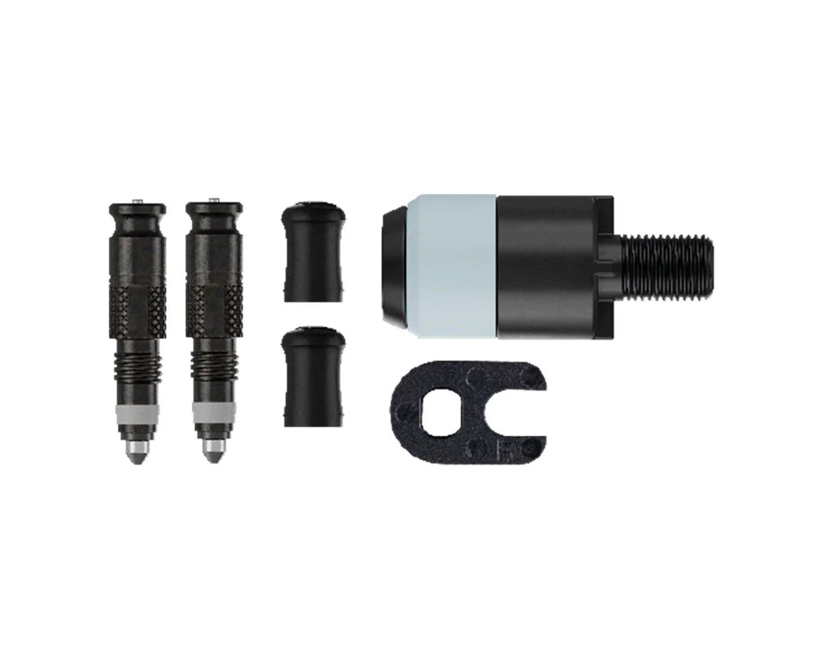 Schwalbe Clik Conversion Kit For Presta Valves w/ Clik Pump Head Adapter (Black) (Pair)